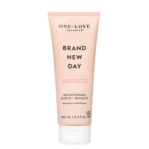 NIB: One Love Organics - Brand New Day Microderma Scrub Masque $49